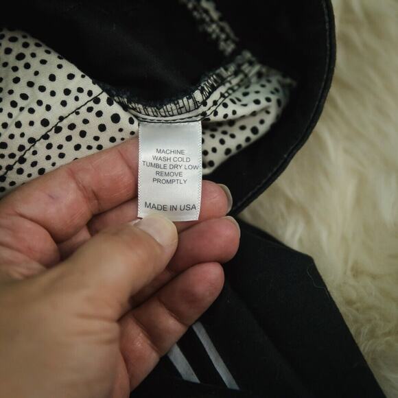 Betabrand Size 27 Black Cigarette Dress Ankle Zip Detail Zip Button Pants - Picture 5 of 6